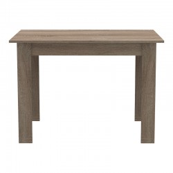 Τραπεζαρία Manka-Bella pakoworld σετ 5τεμ σε sonoma truffle απόχρωση 110x80x70εκ
