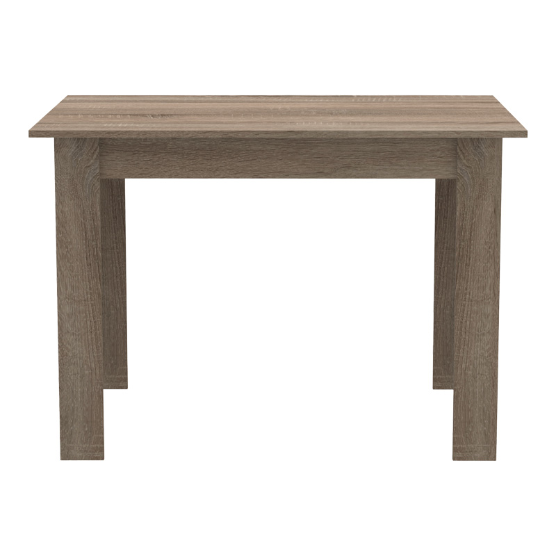 Τραπεζαρία Manka-Bella pakoworld σετ 5τεμ σε sonoma truffle απόχρωση 110x80x70εκ