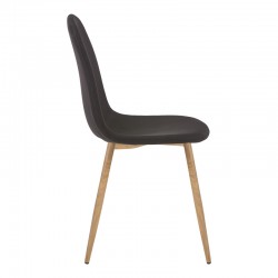 Τραπεζαρία Manka I-Bella pakoworld σετ 3τεμ σε sonoma απόχρωση 80x80x77εκ