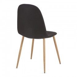 Τραπεζαρία Manka I-Bella pakoworld σετ 3τεμ σε sonoma truffle απόχρωση 80x80x77εκ