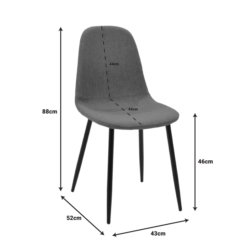 Τραπεζαρία Manka I-Bella pakoworld σετ 3τεμ σε sonoma truffle απόχρωση 80x80x77εκ