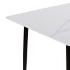 Aurora I-Gustas pakoworld dining table set of 5 pieces white marble-white 120x80x76cm