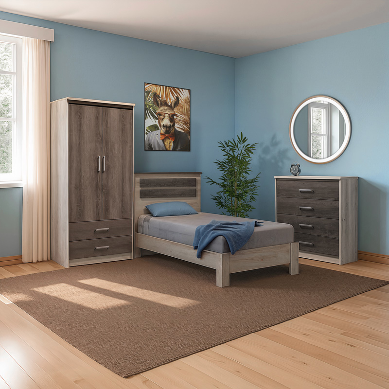 Student bedroom furniture package Coziness pakoworld set of 3pcs