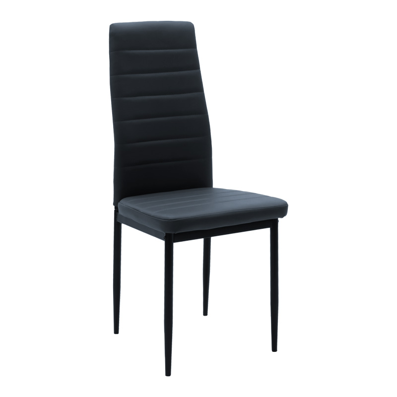 Dining table Balou-Parker pakoworld set of 5pcs black-anthracite D120x73cm