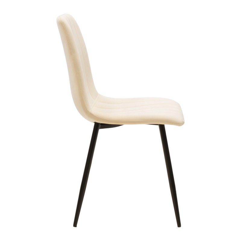 Dining table Balou-Noor pakoworld set of 5 MDF black-beige D120x73cm