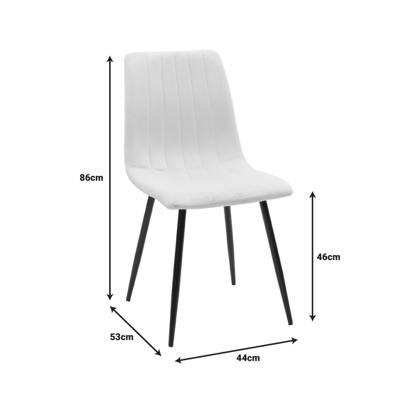 Dining table Balou-Noor pakoworld set of 5 MDF black-green D100x73cm
