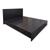 Bed with mattress Athos-Dreamer pakoworld wenge 160x200cm