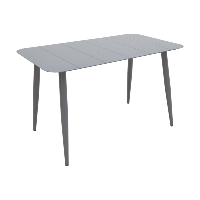 Dining set Heven Vista pakoworld set of 5 pieces anthracite aluminum 120x70x72cm