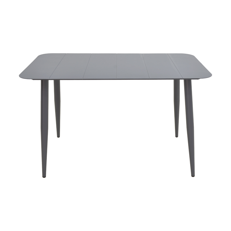 Dining set Heven Vista pakoworld set of 5 pieces anthracite aluminum 120x70x72cm