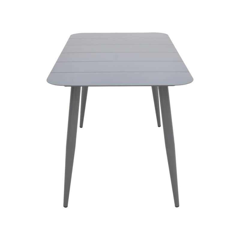 Dining set Heven Vista pakoworld set of 5 pieces anthracite aluminum 120x70x72cm