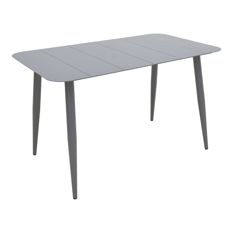 Dining set Heven Vista pakoworld set of 5 pieces anthracite aluminum 150x80x72cm