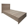 Bed with mattress Athos-Nemesis pakoworld sonoma 90x190cm