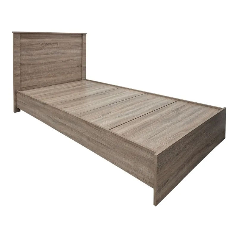 Bed with mattress Athos-Nemesis pakoworld sonoma 90x190cm
