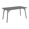 Moraja Deraby pakoworld set of 5 pieces black metal 140x80x72cm