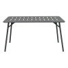 Moraja Deraby pakoworld set of 5 pieces black metal 140x80x72cm