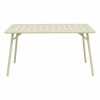 Moraja Deraby Ι pakoworld set of 5 pieces cream metal 140x80x72cm