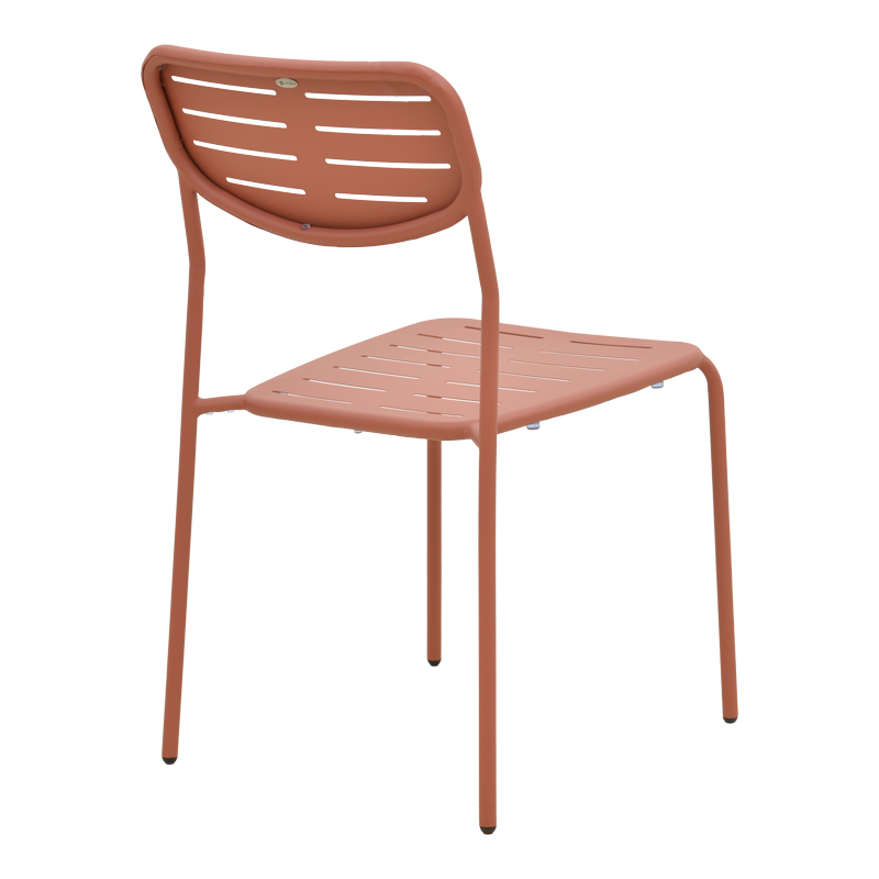 Moraja Deraby Ι pakoworld set of 5 pieces terracotta metal 140x80x72cm