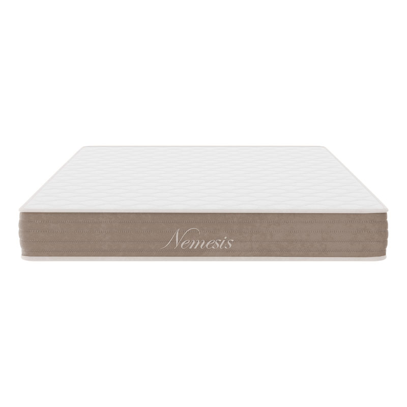Κρεβάτι με στρώμα Nevil-Nemesis pakoworld pu λευκό 150x200εκ