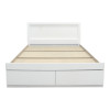 Κρεβάτι με συρτάρι και στρώμα Olympus-Utopia pakoworld λευκό 150x200εκ