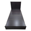 Κρεβάτι με στρώμα Athos Sleepy pakoworld wenge 90x190εκ