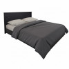 Κρεβάτι με στρώμα Athos Sleepy pakoworld wenge 160x200εκ