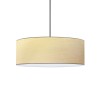 Rufio pakoworld E27 ceiling lamp in beige-brown shade D50x20cm