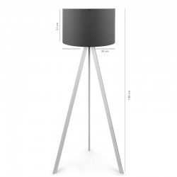 Floor lamp PWL-1060 pakoworld Ε27 natural-antharcite D38x140cm