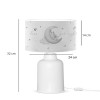Children's table lamp Gary pakoworld multi-colored-white D24x32cm