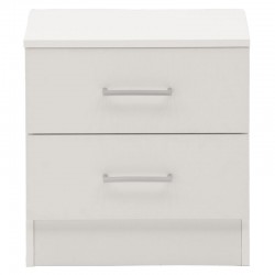 Κομοδίνο Elise pakoworld λευκό 45x34x47εκ Κομοδίνο Elise pakoworld λευκό 45x34x47εκ