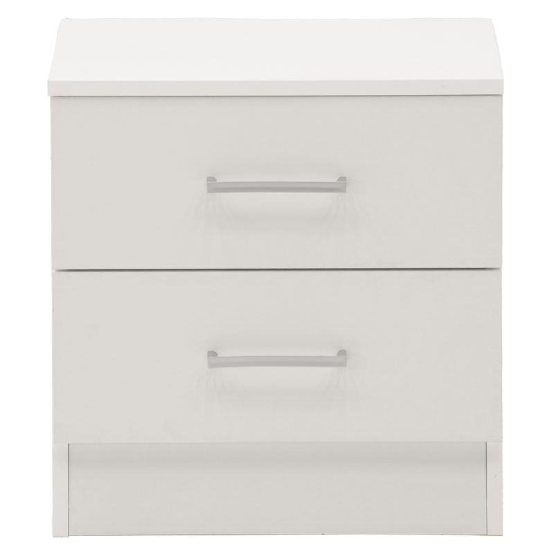 Κομοδίνο Elise pakoworld λευκό 45x34x47εκ Κομοδίνο Elise pakoworld λευκό 45x34x47εκ