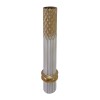 Bruna Inart decorative vase metal in gold and white shade D15.2x76.5cm