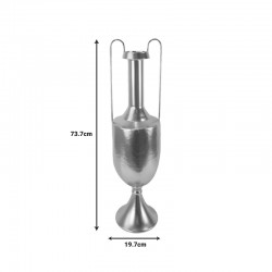 Decorative vase Dion Inart metal in gold color 19.7x19.1x73.7cm Decorative vase Dion Inart metal in gold color 19.7x19.1x73.7cm