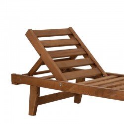 Sunbed Sunset pakoworld solid beech wood walnut Sunbed Sunset pakoworld solid beech wood walnut