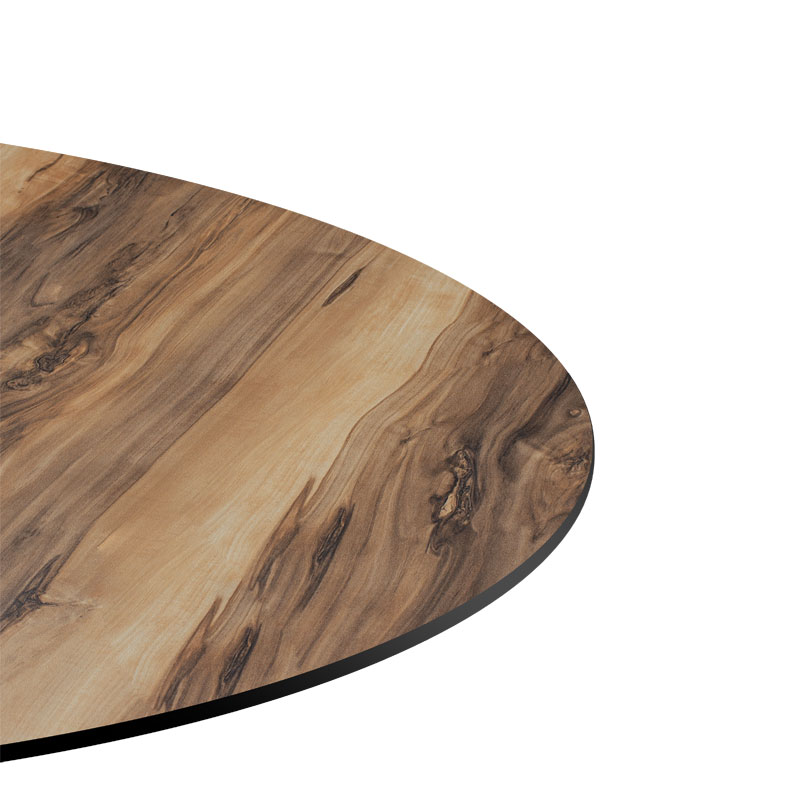 Table top Noble pakoworld HPL walnut Φ60cm, 12mm thick Table top Noble pakoworld HPL walnut Φ60cm, 12mm thick