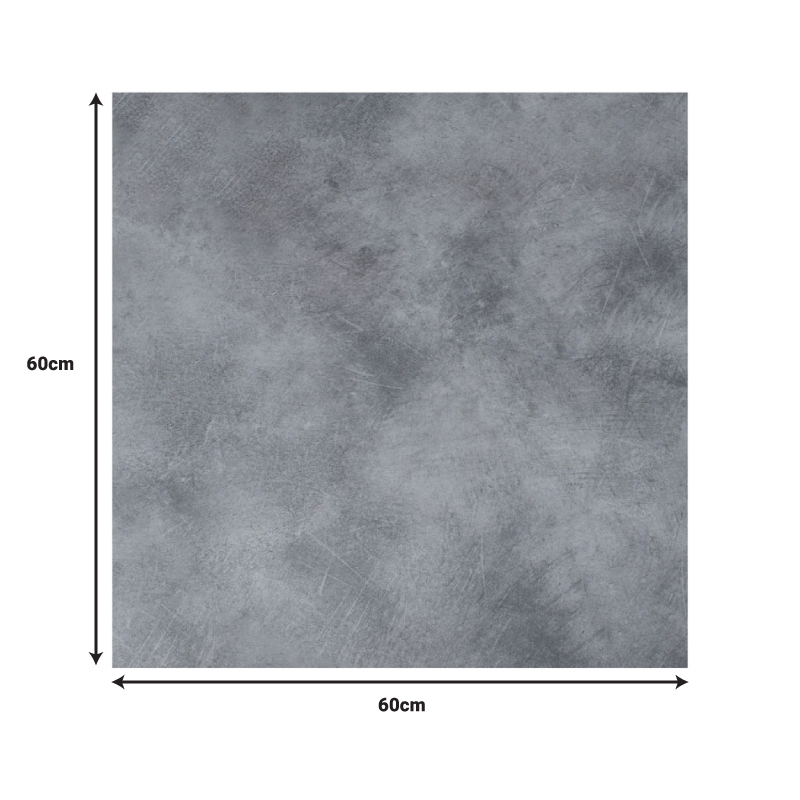 Επιφάνεια τραπεζιού Inspire pakoworld HPL γκρι cement 60x60εκ πάχους 12mm