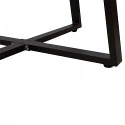 Table base lavish pakoworld metal black 70x70x73cm Table base lavish pakoworld metal black 70x70x73cm