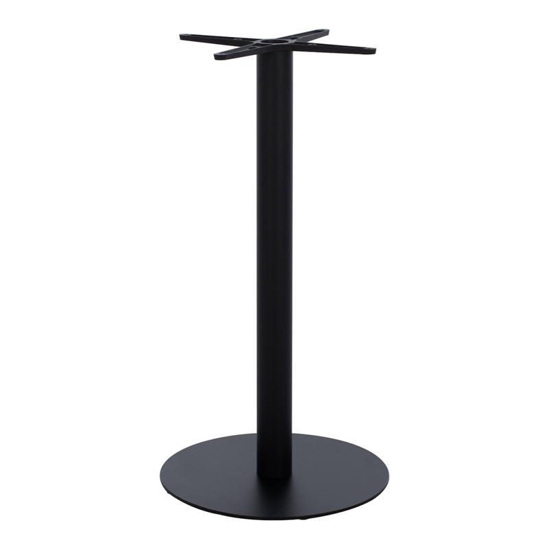 Table base bar Closet pakoworld metal black D40x108cm Table base bar Closet pakoworld metal black D40x108cm