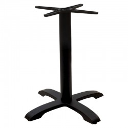 Table base bar Ntona pakoworld metal black 62x62x108cm Table base bar Ntona pakoworld metal black 62x62x108cm