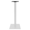 Βάση τραπεζιού bar Staid pakoworld μεταλλική λευκή-μαύρη 40x40x94εκ