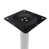 Βάση τραπεζιού bar Staid pakoworld μεταλλική λευκή-μαύρη 40x40x94εκ