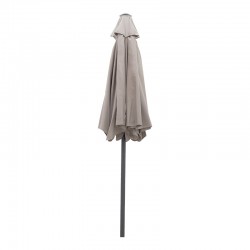 Professional umbrella Mongo pakoworld single piece metal D2.3m beige-anthracite Professional umbrella Mongo pakoworld single piece metal D2.3m beige-anthracite