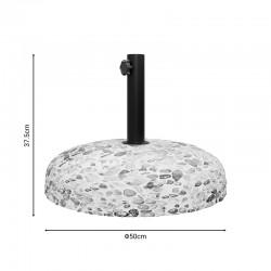 Cement ubrella base with cobble stone Nimbus pakoworld 35kg D50cm Cement ubrella base with cobble stone Nimbus pakoworld 35kg D50cm