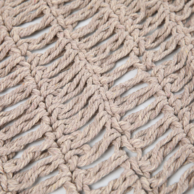 Δίχτυ σκίασης Shelto pakoworld μακραμέ poly-cotton σε μπεζ απόχρωση 300x400x27εκ