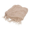 Δίχτυ σκίασης Shelto pakoworld μακραμέ poly-cotton σε μπεζ απόχρωση 300x400x27εκ