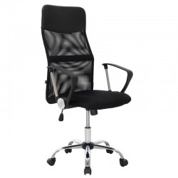 Director\'s office chair Joel I pakoworld mesh fabric black Director\'s office chair Joel I pakoworld mesh fabric black