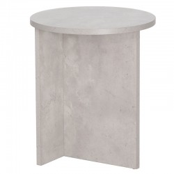 Βοηθητικό τραπέζι Camila pakoworld cement Φ40x48εκ