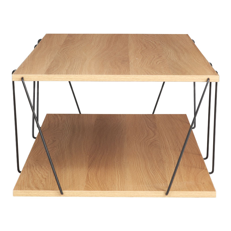 Coffee table Tars pakoworld sonoma-black 120x50x30cm Coffee table Tars pakoworld sonoma-black 120x50x30cm