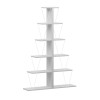 Bookcase mini Tars pakoworld white 100x22x150cm