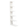 Bookcase mini Tars pakoworld white 100x22x150cm