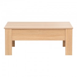 Ferza pakoworld coffee table polymorphic in oak color 100x50x42cm Ferza pakoworld coffee table polymorphic in oak color 100x50x42cm